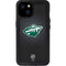 NHL Minnesota Wild Black Background iPhone 15 Plus Waterproof Case